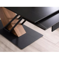 Стол обеденный Signal GENESIS (Генезис) (180-240)*90 черный/ясень купить в Минске