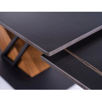 Стол обеденный Signal GENESIS (Генезис) (180-240)*90 черный/ясень купить в Минске