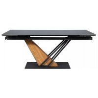 Стол обеденный Signal GENESIS (Генезис) (180-240)*90*76 черный/пепел купить в Минске