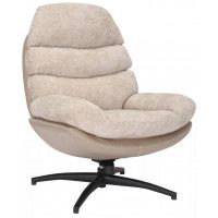 Кресло Signal GISELLE бежевый/бежевый/черный мат