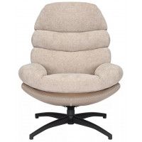 Кресло Signal GISELLE бежевый/бежевый/черный мат купить в Минске Кресло Signal GISELLE бежевый/бежевый/черный мат купить в Минске