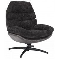 Кресло Signal GISELLE черный/черный/черный мат