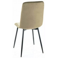 Стул Signal Ivo (Иво) Velvet Bluvel 40 темно-бежевый/черный купить в Минске Стул Signal Ivo (Иво) Velvet Bluvel 40 темно-бежевый/черный купить в Минске