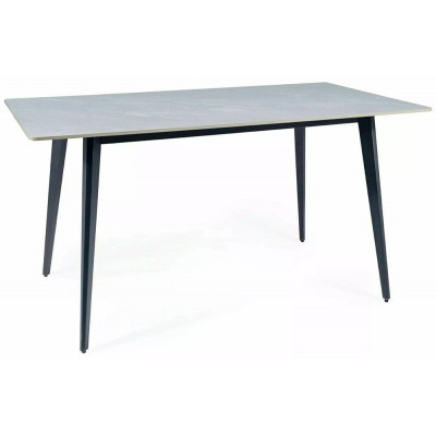 Стол обеденный SIGNAL IVY (Айви) 140*80 серый/черный купить в Минске