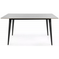 Стол обеденный SIGNAL IVY (Айви) 140*80 серый/черный купить в Минске Стол обеденный SIGNAL IVY (Айви) 140*80 серый/черный купить в Минске