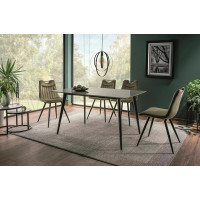 Стол обеденный SIGNAL IVY (Айви) 140*80 серый/черный купить в Минске Стол обеденный SIGNAL IVY (Айви) 140*80 серый/черный купить в Минске