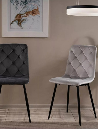 Стул Signal Jerry (Джерри) Velvet Bluvel 19 черный/черный купить в Минске