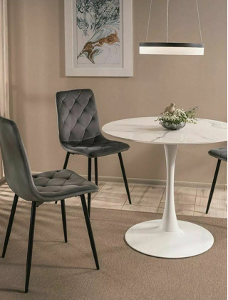 Стул Signal Jerry (Джерри) Velvet Bluvel 19 черный/черный купить в Минске