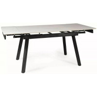 Стол обеденный Signal JOHN (Джон) (120-180)*85 белый/черный купить в Минске