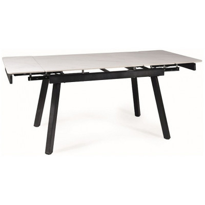 Стол обеденный Signal JOHN (Джон) (150-210)*90 белый/черный купить в Минске