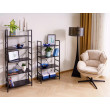 Стеллаж SIGNAL LOFT R4 (Лофт) 60*30*115 черный купить в Минске