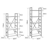 Стеллаж SIGNAL LOFT R4 (Лофт) 60*30*115 черный купить в Минске Стеллаж SIGNAL LOFT R4 (Лофт) 60*30*115 черный купить в Минске
