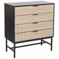 Комод SIGNAL MAGO K2 дуб/черный мат