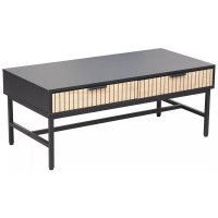 Стол журнальный SIGNAL MAGO L1 дуб/черный мат