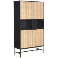 Стеллаж SIGNAL MAGO (Маго) R1 дуб/черный мат