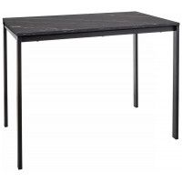 Стол обеденный Signal MARIO 100*60*75 черный мрамор/черный