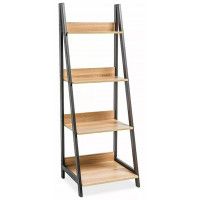 Стеллаж SIGNAL MATIS A (Матис) 52*47*146 дуб/темно-коричневый