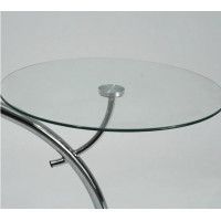 Стол журнальный SIGNAL MUNA 50*50*55 прозрачный купить в Минске