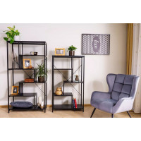 Стеллаж SIGNAL NET A 85*35*163 черный купить в Минске