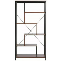 Стеллаж SIGNAL NET A 85*35*163 орех/черный купить в Минске Стеллаж SIGNAL NET A 85*35*163 орех/черный купить в Минске