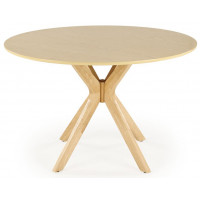 Стол обеденный Halmar NICOLAS (Николас) 120*120 дуб натуральный/дуб натуральный