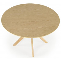 Стол обеденный Halmar NICOLAS (Николас) 120*120 дуб натуральный/дуб натуральный купить в Минске