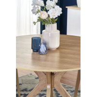 Стол обеденный Halmar NICOLAS (Николас) 120*120 дуб натуральный/дуб натуральный купить в Минске