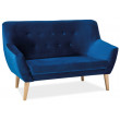 Диван SIGNAL NORDIC 2 Velvet Bluvel 86 темно-синий/бук купить в Минске