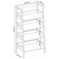 Стеллаж SIGNAL OLSEN A (Олсен) 65*40*154 дуб/белый купить в Минске Стеллаж SIGNAL OLSEN A (Олсен) 65*40*154 дуб/белый купить в Минске
