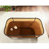 Стол журнальный SIGNAL PRIMA A 120*58*43 орех/черный мат купить в Минске