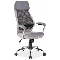 Кресло компьютерное SIGNAL Q-336 серый/черный
