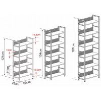 Стеллаж SIGNAL RAW R4 60*28*121 черный купить в Минске Стеллаж SIGNAL RAW R4 60*28*121 черный купить в Минске