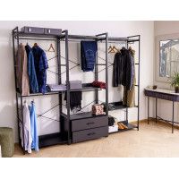 Стеллаж SIGNAL RIN A 80*40*200 черный купить в Минске Стеллаж SIGNAL RIN A 80*40*200 черный купить в Минске