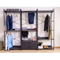 Стеллаж SIGNAL RIN A 80*40*200 черный купить в Минске Стеллаж SIGNAL RIN A 80*40*200 черный купить в Минске