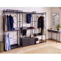 Стеллаж SIGNAL RIN C 80*40*200 черный купить в Минске Стеллаж SIGNAL RIN C 80*40*200 черный купить в Минске