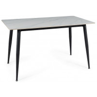 Стол обеденный Signal RION (Рион) 130*70 белый/черный