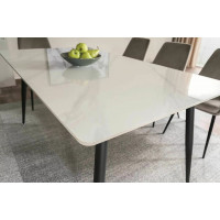 Стол обеденный Signal RION (Рион) 160*90 белый/черный купить в Минске