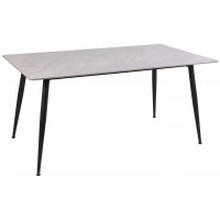 Стол обеденный Signal RION (Рион) 130*70 серый лак/черный