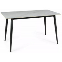 Стол обеденный Signal RION (Рион) 160*90 белый/черный