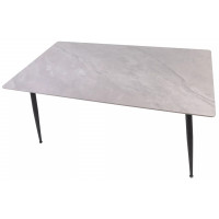 Стол обеденный Signal RION (Рион) 160*90 серый лак/черный купить в Минске