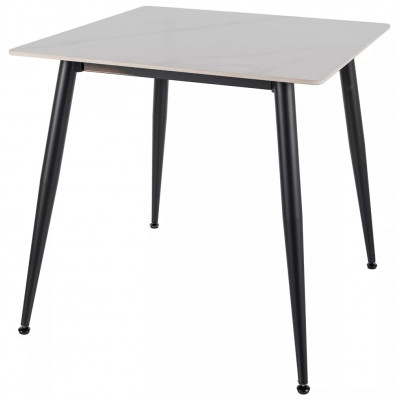 Стол обеденный Signal RION (Рион) 80*80 белый лак/черный купить в Минске