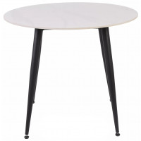 Стол обеденный Signal RION (Рион) 90*90 белый лак/черный купить в Минске Стол обеденный Signal RION (Рион) 90*90 белый лак/черный купить в Минске