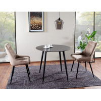 Стол обеденный Signal RION (Рион) 90*90 черный/черный купить в Минске