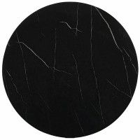 Стол журнальный SIGNAL SABINE (Сабин) d80 эффект черного мрамора/золотой купить в Минске