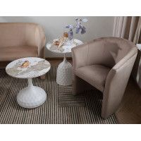 Стол журнальный SIGNAL Salo A d50 белый купить в Минске