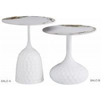 Стол журнальный SIGNAL Salo A d50 белый купить в Минске