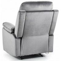 Кресло раскладное HALMAR SPENCER 1 Velvet Bluvel 14 серый купить в Минске