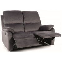 Диван раскладной SIGNAL SPENCER 2 Velvet Bluvel 14 серый