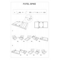 Диван SIGNAL SPIKE TAP.137 раскладной купить в Минске