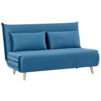 Диван SIGNAL SPIKE II Velvet tap. 188 синий/бук